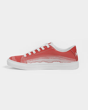 Red Question Women's Faux-Leather Sneaker