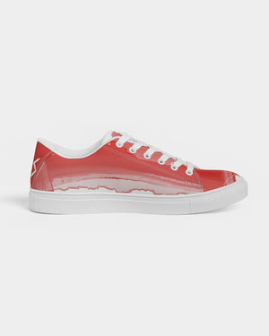 Red Question Women's Faux-Leather Sneaker