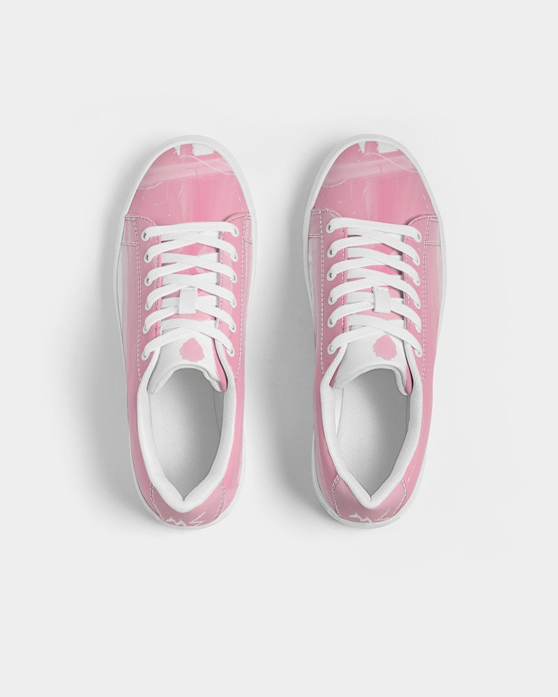 Pink Question Women's Faux-Leather Sneaker