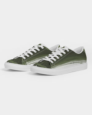 Green Question Women's Faux-Leather Sneaker